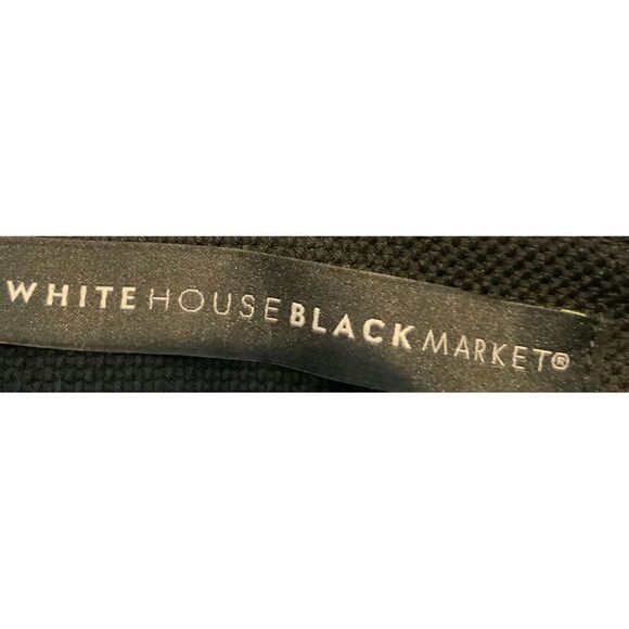 NWT White House Black Market Wide Leg High Waisted Cropped Pants Size 8 Petite - Picture 16 of 16